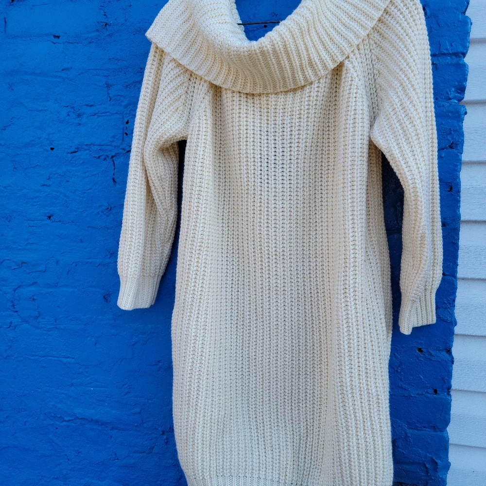 Fashion Nova, cream, knit sweater, XL, NWT - Picture 4 of 5